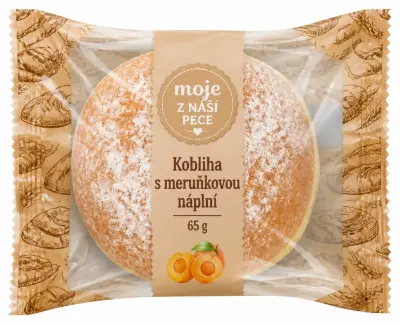 Kobliha s meruňkovou náplní