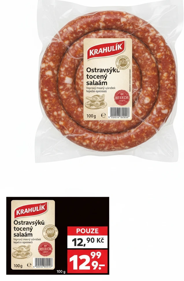 KRAHULÍK Ostravský točený salám