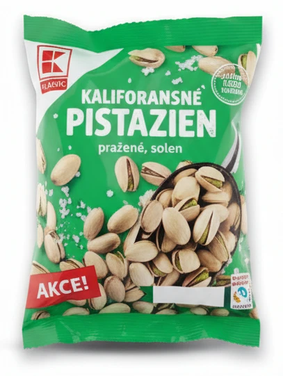 Pistácie pražené, solené
