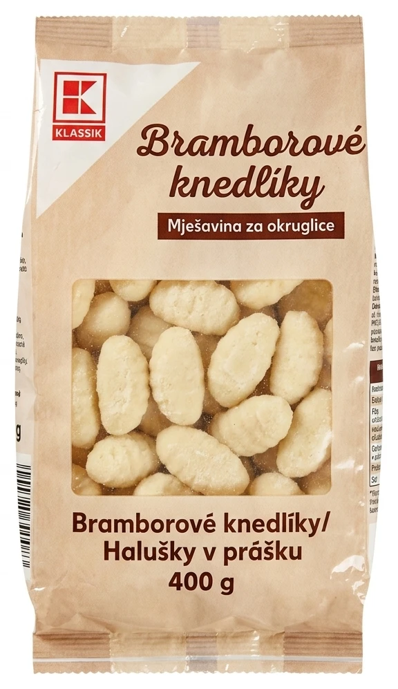 Bramborové knedlíky/Halušky v prášku