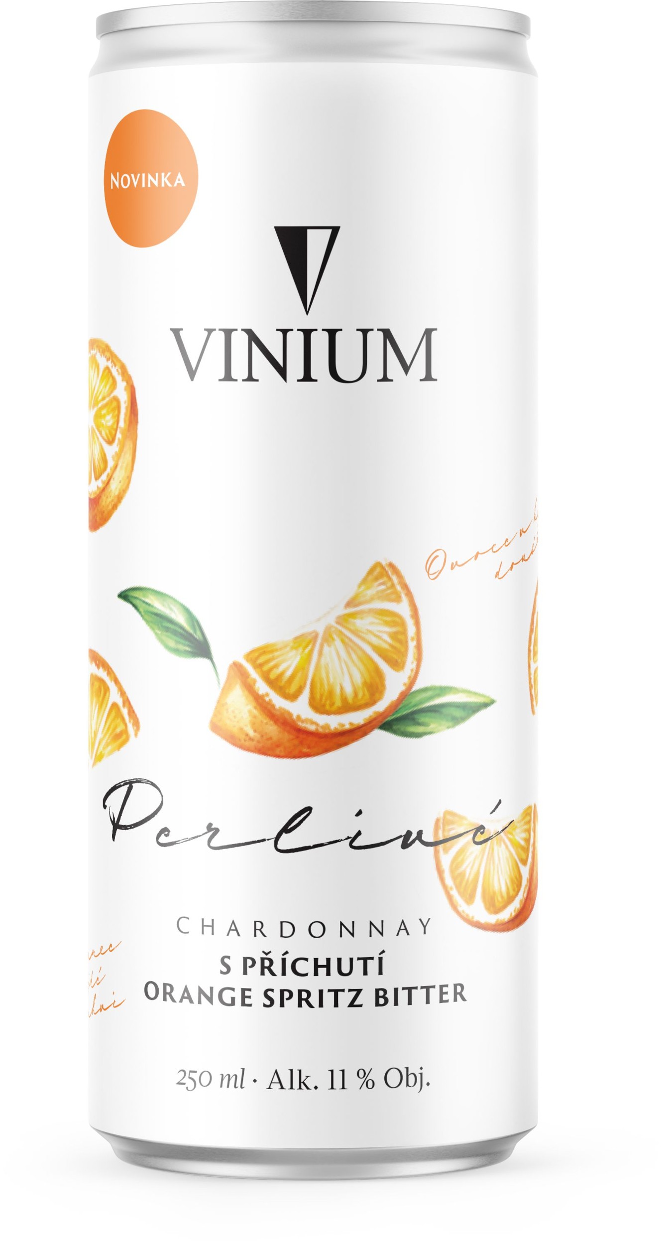 VINIUM Perlivé Chardonnay s příchutí orange spritz bitter