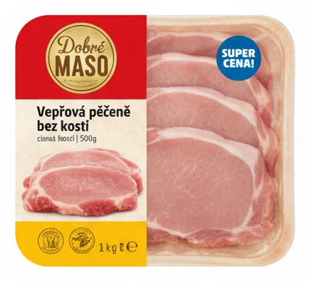 Vepřová pečeně Dobré maso bez kosti