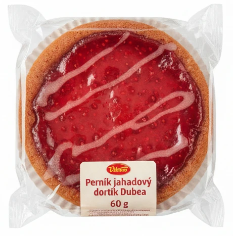 Perník jahodový dortík Dubea