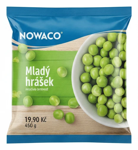 Mladý hrášek mrazivá čerstvost
