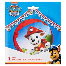 Decorata Party Paw Patrol Happy Birthday papírová girlanda s písmeny 2 m