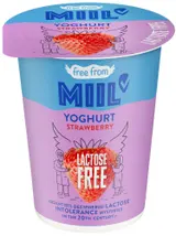 Miil Krémový jogurt jahoda bez laktózy