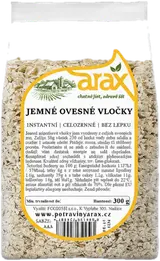 Arax Vločky ovesné bezlepkové jemné, celozrnné