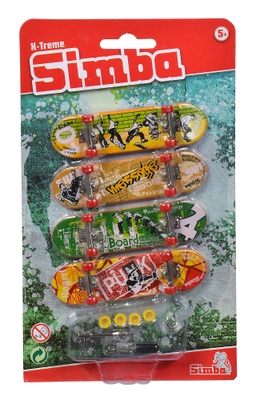 Simba Toys Prstový skateboard set, 4 ks