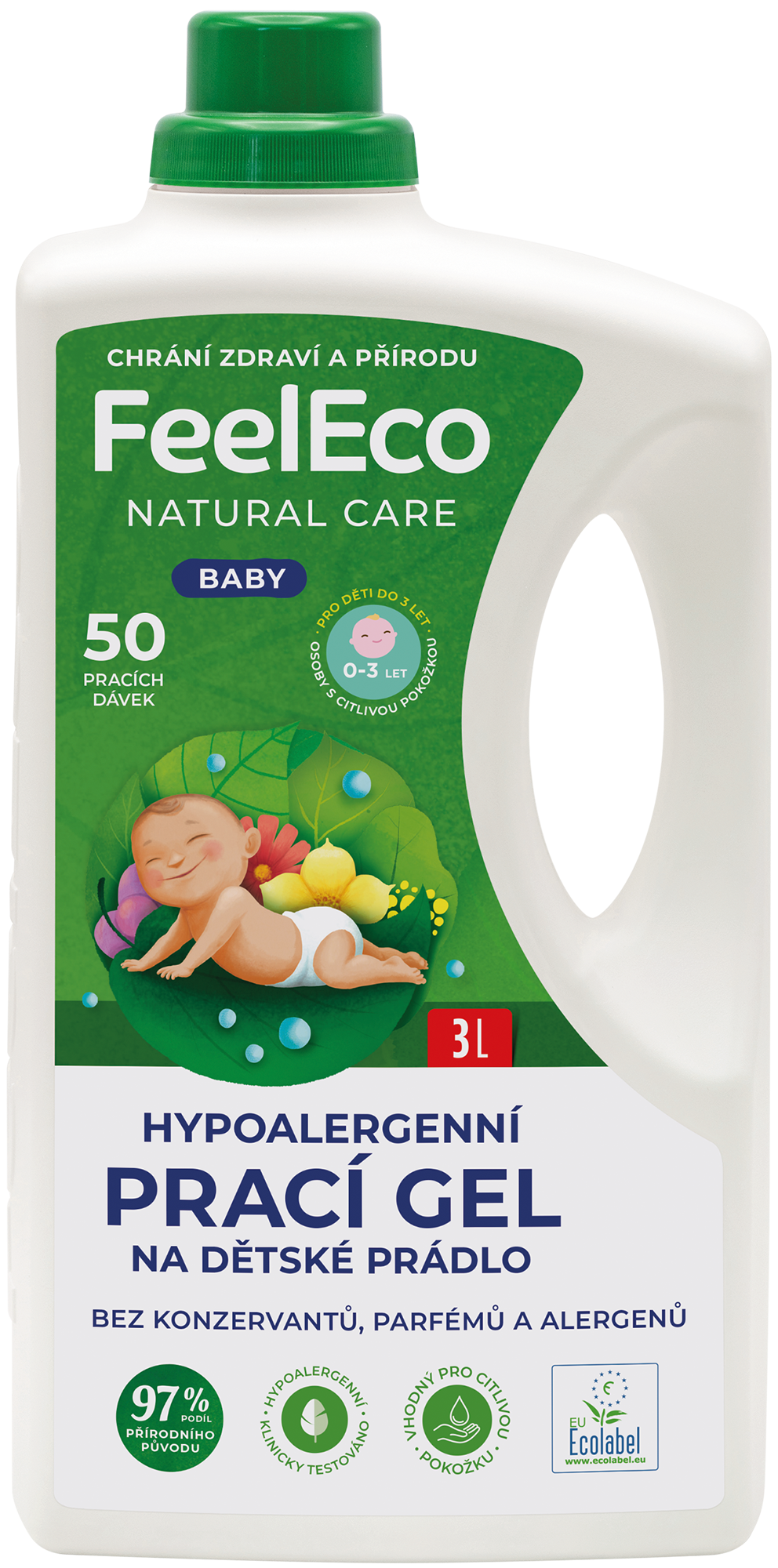 FeelEco Baby prací gel (3 l)