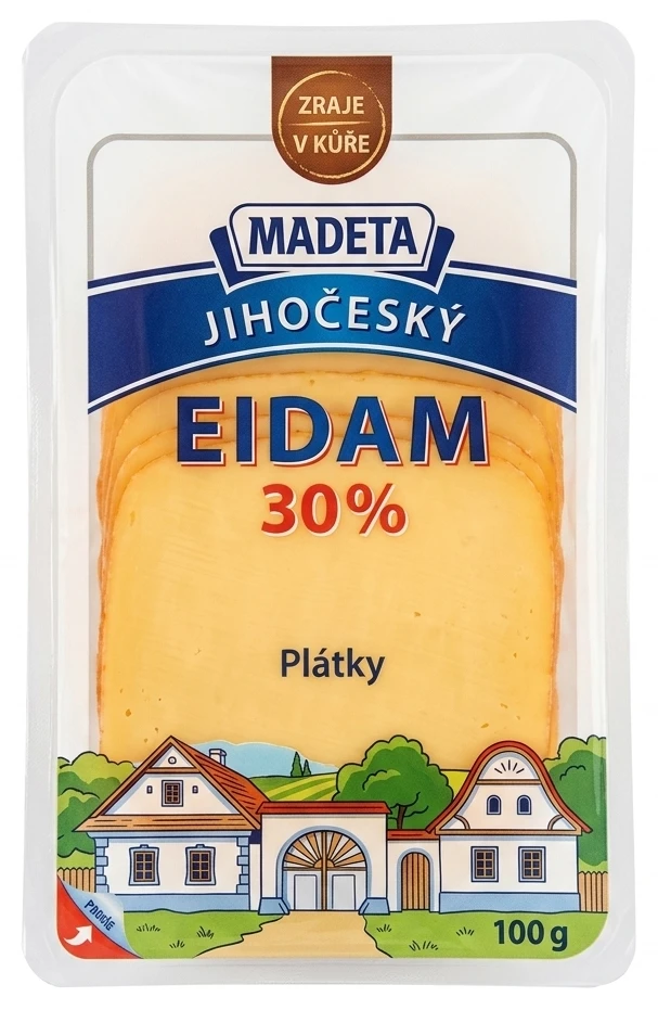 Jihočeský Eidam 30% Plátky