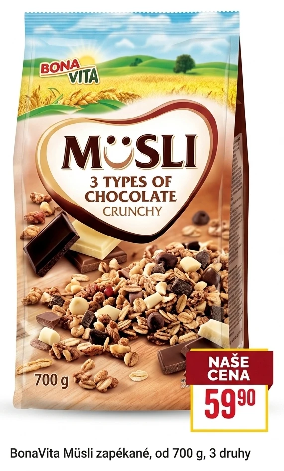 BonaVita Müsli zapékané