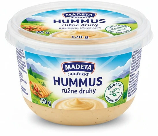 Hummus různé druhy