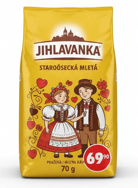 Káva Jihlavanka Staročeská mletá