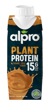 Alpro High Protein sójový nápoj s příchutí karamelu a kávy