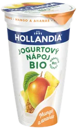Hollandia Jogurtový nápoj, mango a ananas