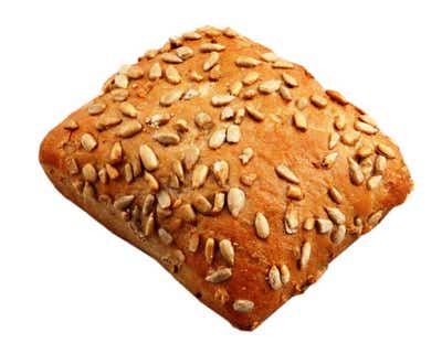 Bulka z kamenné pece se slunečnicí