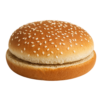 Hamburgerová bulka půlená se sezamem 10cm