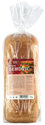 Český toust Super sendvič, tmavý