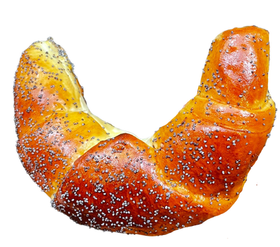 Krusta Máslový loupák sypaný mákem