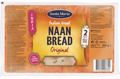 Santa Maria Naan indický chléb originál
