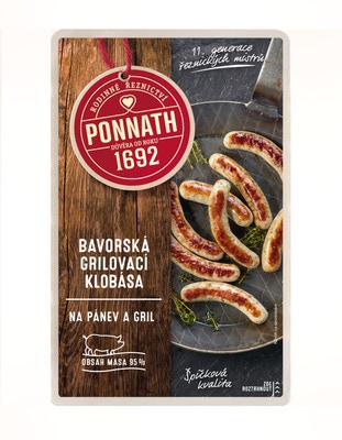 Ponnath Bavorská grilovací klobása
