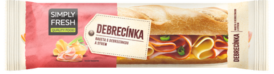 Simply Fresh Bageta s debrecínkou a sýrem