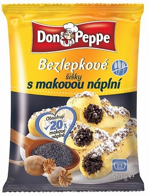 Don Peppe Bezlepkové šišky s makovou náplní