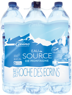 Casino Eau de Saurce de Montagne, alpská voda 6x1,5l