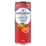 San Pellegrino Zero Aranciata Rossa červený pomeranč plech