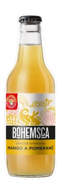 Bohemsca Craft limonáda Mango a Pomeranč