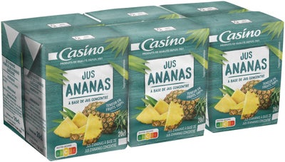 Casino Ananasová šťáva, 6x200ml