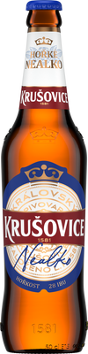 Krušovice Hořké Nealko, sklo