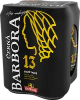 Ostravar Černá Bára plech 4x0,5l