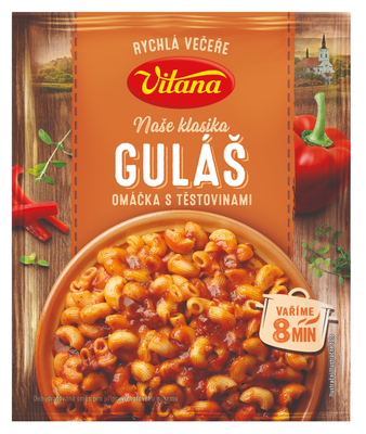 Vitana Guláš omáčka s těstovinami