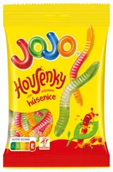 Jojo Housenky želé bonbóny s ovocnými příchutěmi