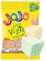 Jojo Vexta kyselá, želé bonbóny s ovocnými příchutěmi