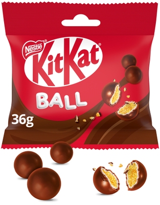 Nestlé KitKat Ball, cereální křupinky v mléčné čokoládě