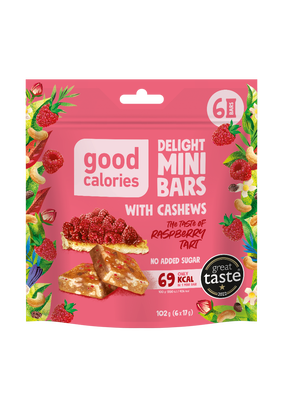 good calories Mini kostky, malinový dort 6x17g