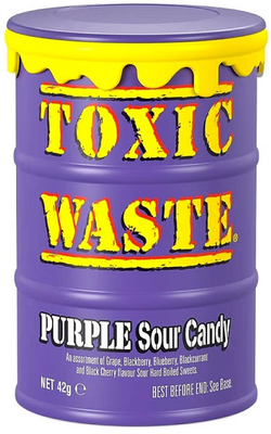 Toxic Waste Purple Drum Extreme Sour