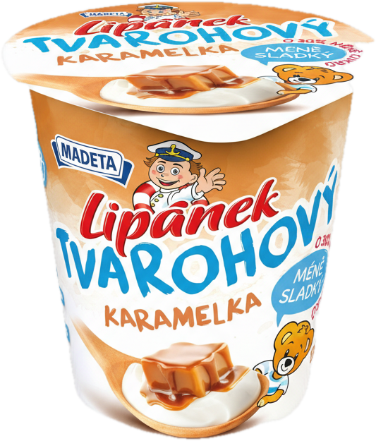 Madeta Lipánek tvarohový karamelka