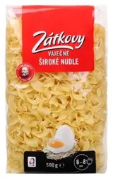 Zátkovy těstoviny Nudle široké vaječné
