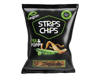 Strips Chips Hrachové s mákem