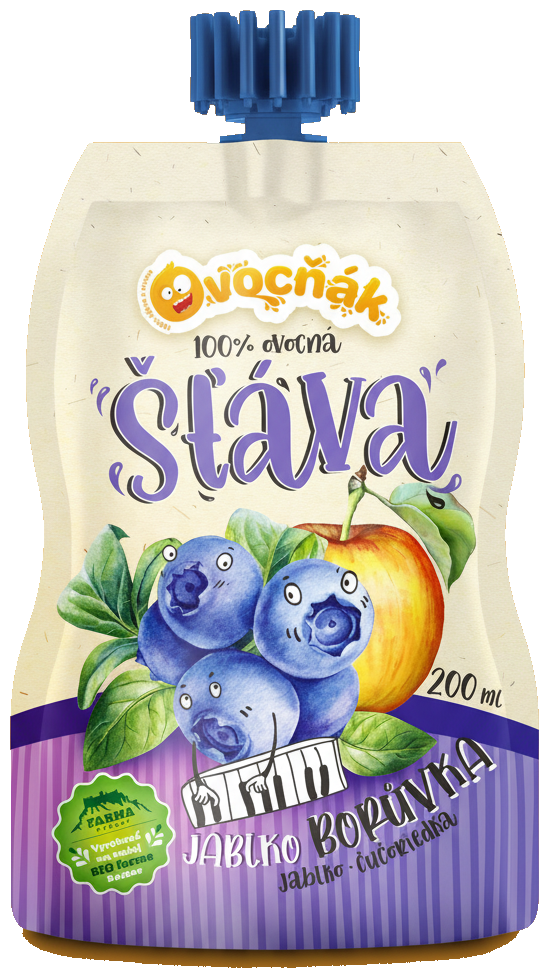 Ovocňák Mošt jablko a borůvka