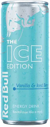 Red Bull Ice s příchutí vanilky a ledové borůvky