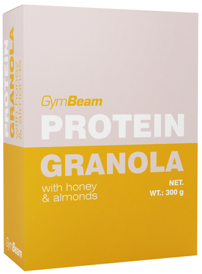 GymBeam Proteinová granola s medem a mandlemi