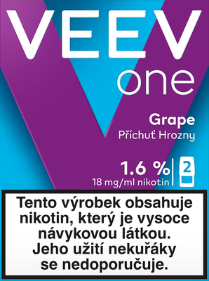 VEEV One Grape 2 náplně do e-cigarety