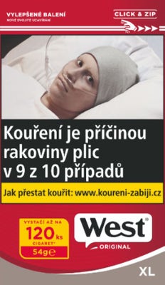 West Red 54 g - cigaretový tabák