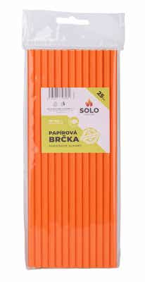 SOLO Brčka papírová 25ks