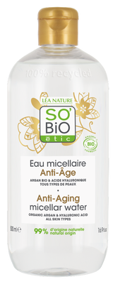 SO’BiO étic Anti-Age Precieux Argan Voda micelární Anti-age s hyaluronem BIO