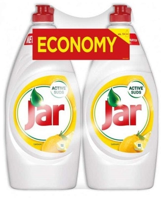Jar Lemon mycí prostředek na nádobí, 2x 900 ml